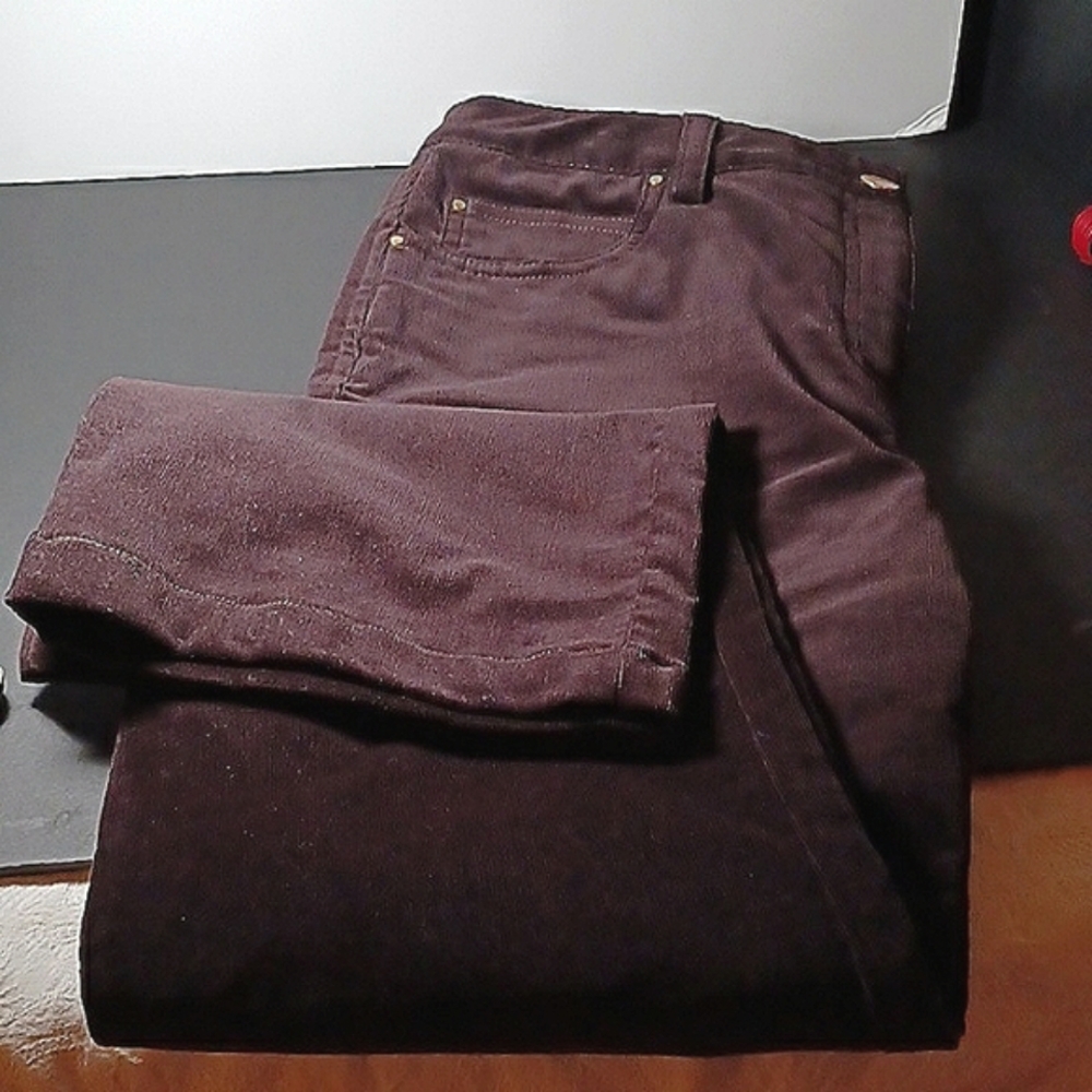 Rafaella Corduroy Ladies Pants 98% Cotton 2% Spandex Size: 10P